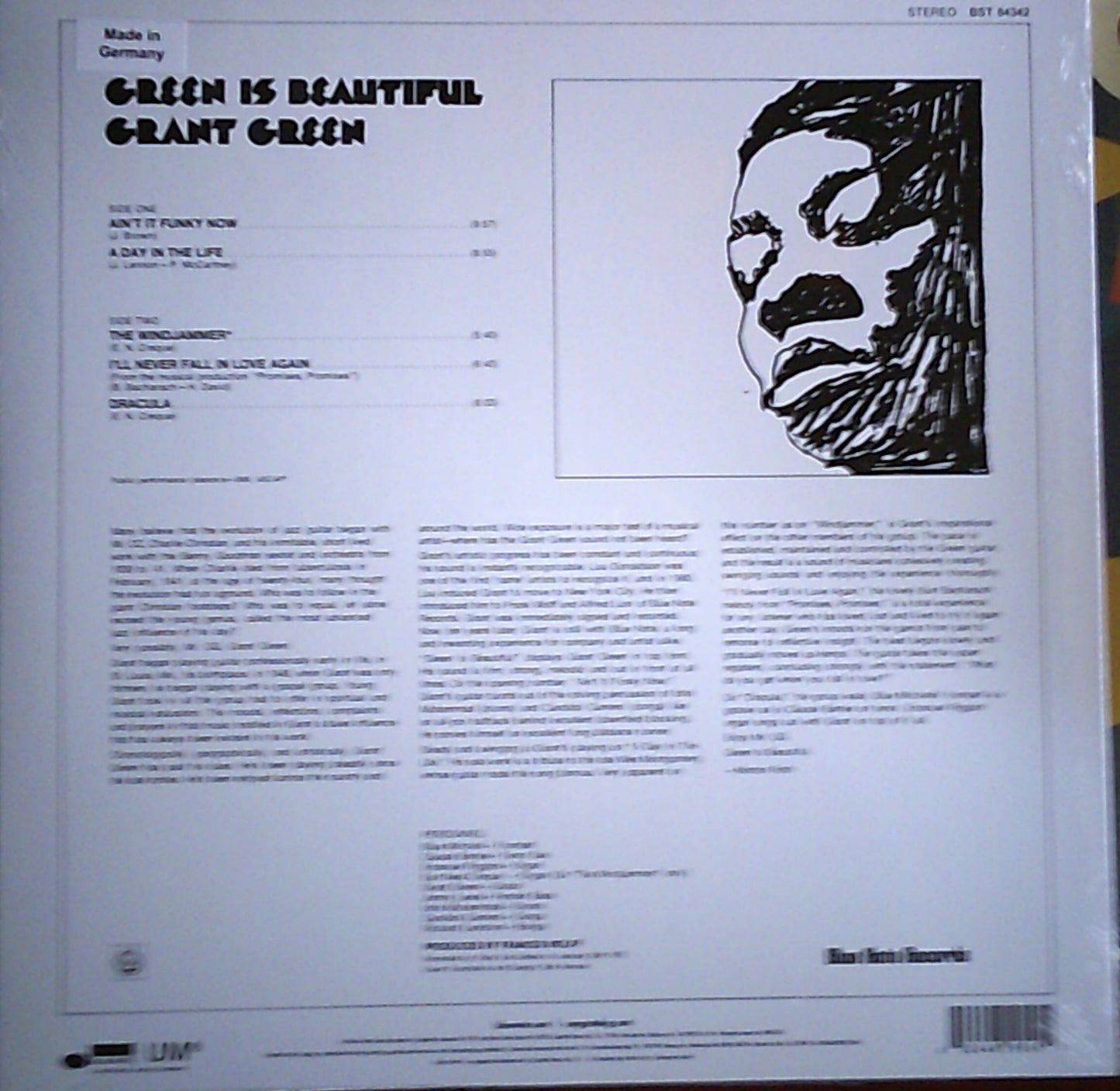 Grant Green – Green Is Beautiful Vinyl, LP, Album, Reissue