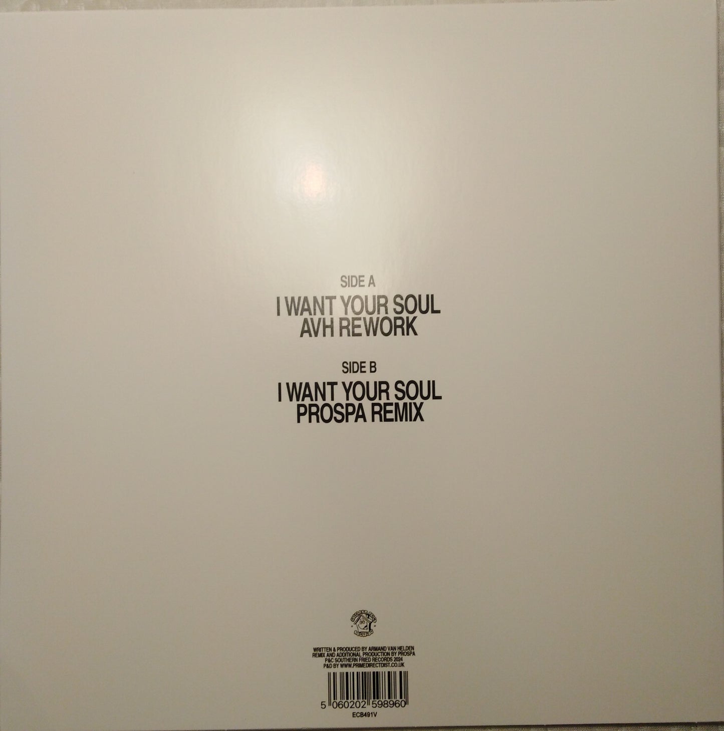 Armand Van Helden – I Want Your Soul Vinyl, 12", single