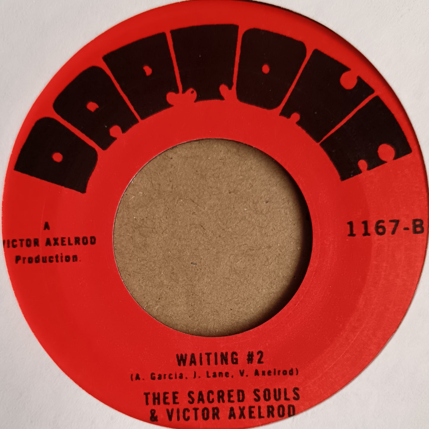 Thee Sacred Souls & Victor Axelrod - Waiting On The Right Time Vinyl, 7"