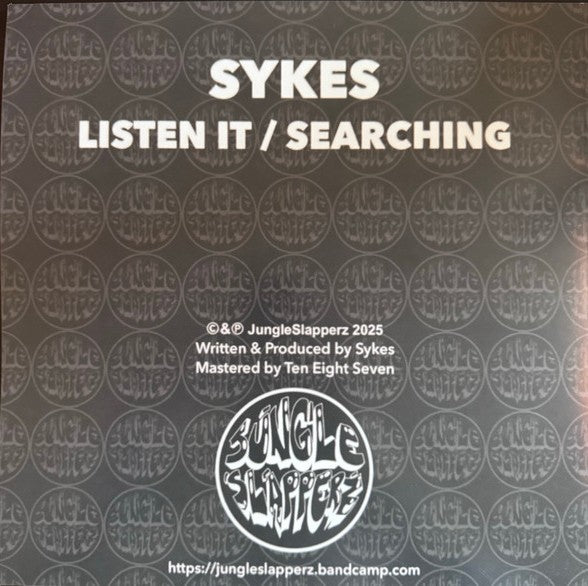 Sykes – Listen It / Searching Vinyl, 10", White