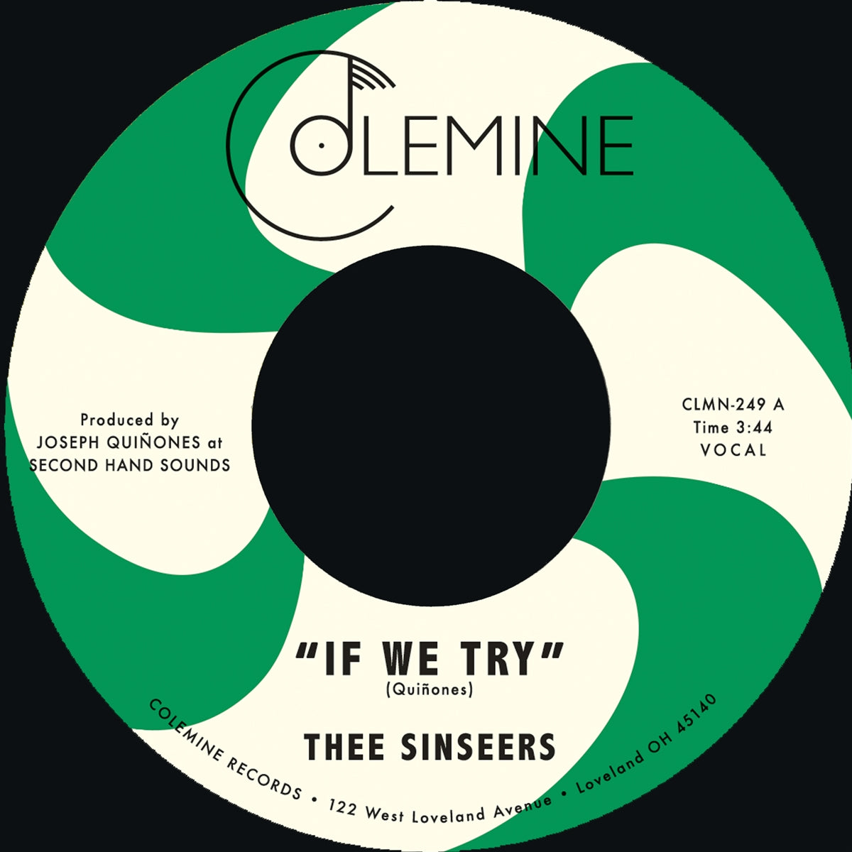 Thee Sinseers – If We Try / Give It Up You Fool Vinyl, 7"