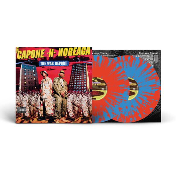 Capone -N- Noreaga – The War Report 2x Vinyl, LP, Album, Reissue, Limited Edt red-blue splatter