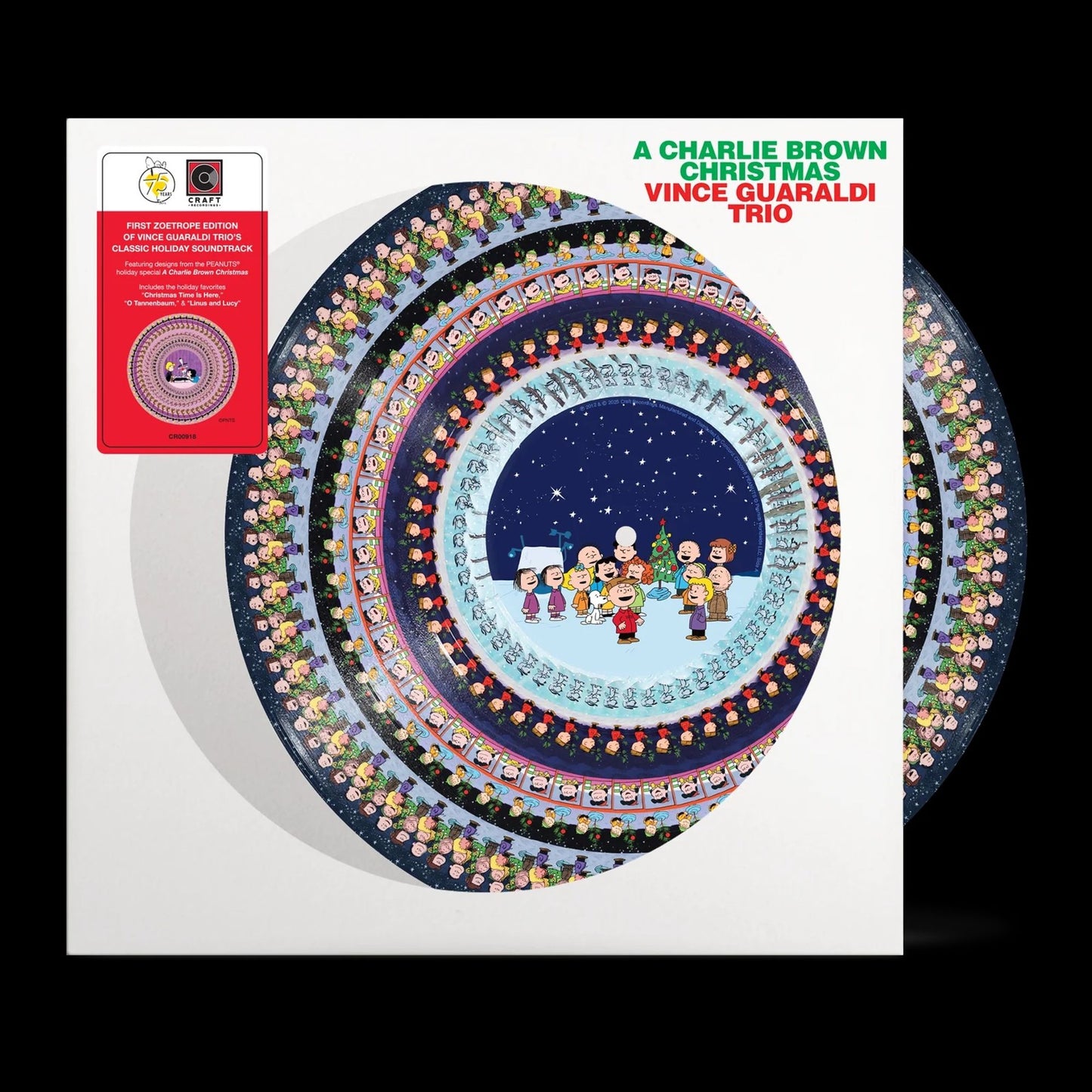 Vince Guaraldi Trio – A Charlie Brown Christmas Vinyl, LP, Album, Reissue, Limited Edt, Picture Disc zoetrope