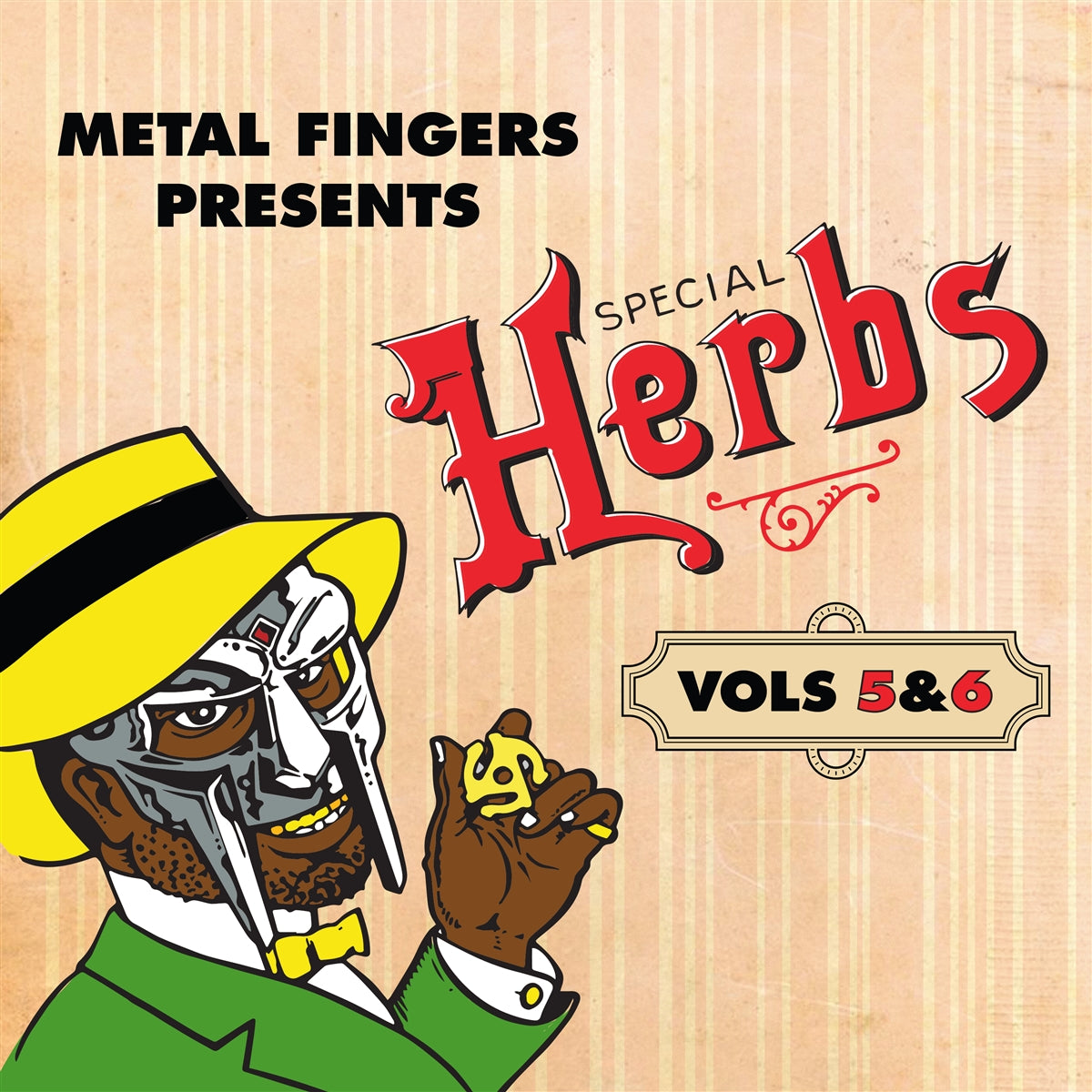 MF Doom: Metal Fingers – Special Herbs (Vols 5&6) 2x Vinyl, LP, Compilation, Reissue red