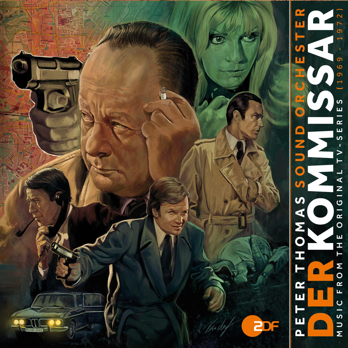 Peter Thomas Sound Orchestra – Der Kommissar - Music From The Original TV-Series Vinyl, LP, Compilation