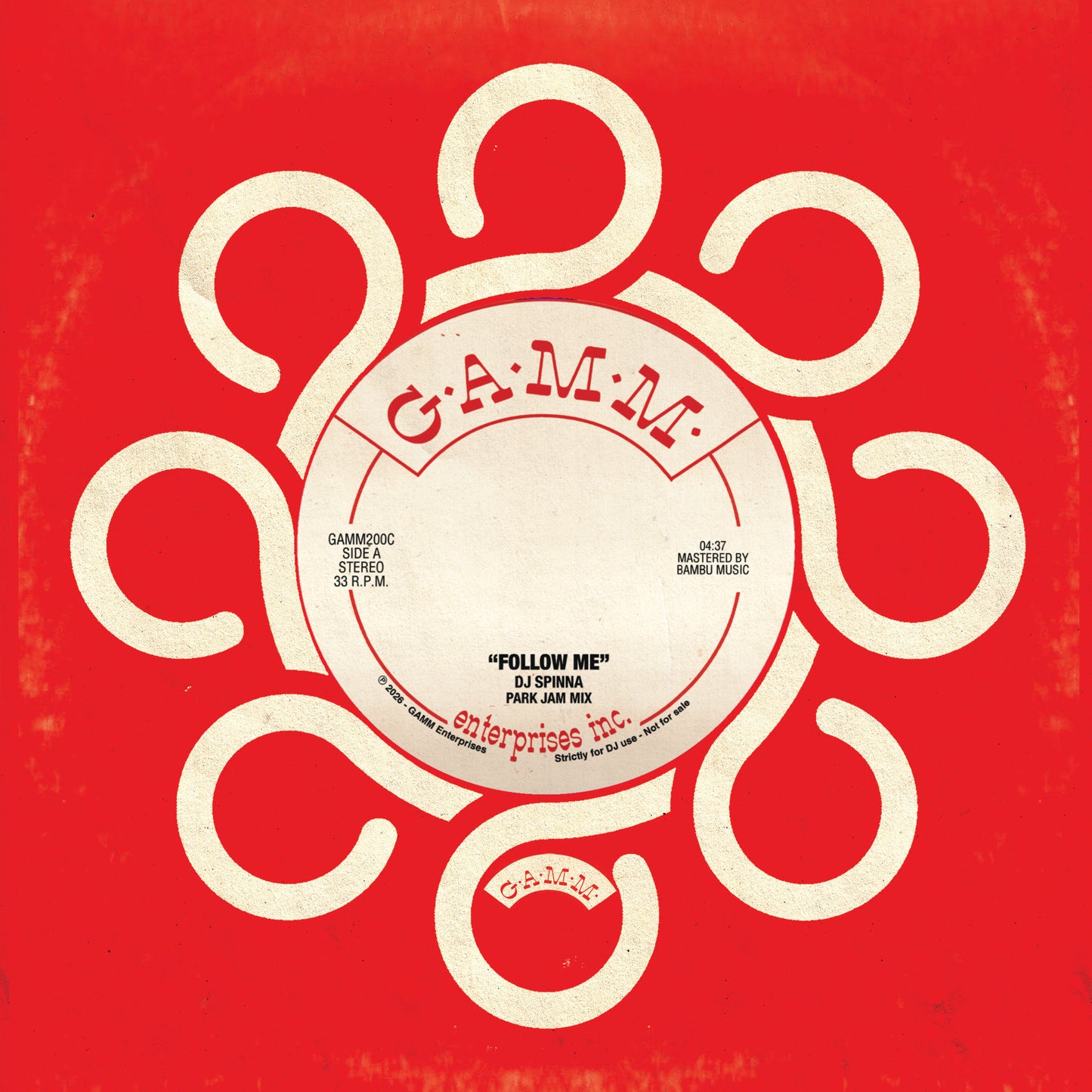 DJ Spinna - Follow Me Vinyl, 7"
