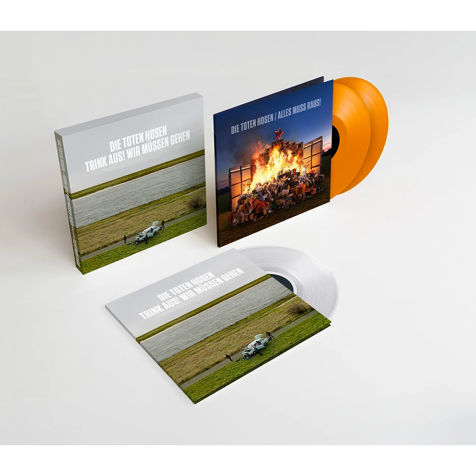 Die Toten Hosen - Trink aus, wir müssen gehen! / Alles muss raus! 3x Vinyl, LP, Album, Limited Edt colored