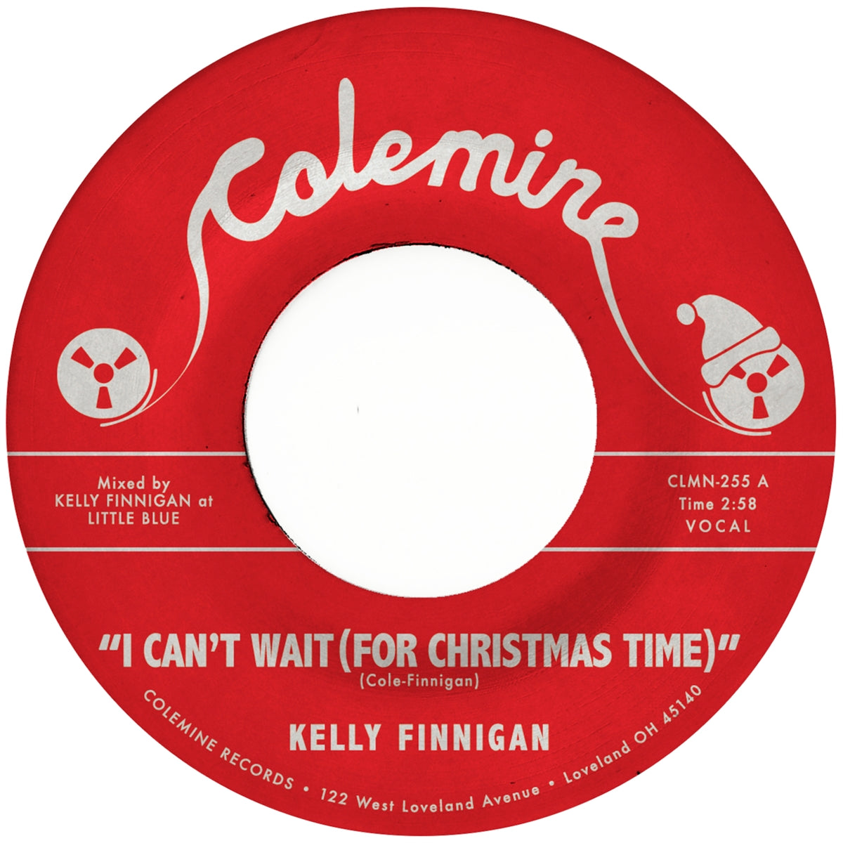 Kelly Finnigan - I Can't Wait (For Christmas Time) / Snowy Night In Ohio Vinyl, 7"