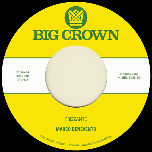 Marco Benevento – Frizzante / Turandot Vinyl, 7"