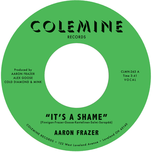 Aaron Frazer - It's A Shame / The Fool Vinyl, 7"