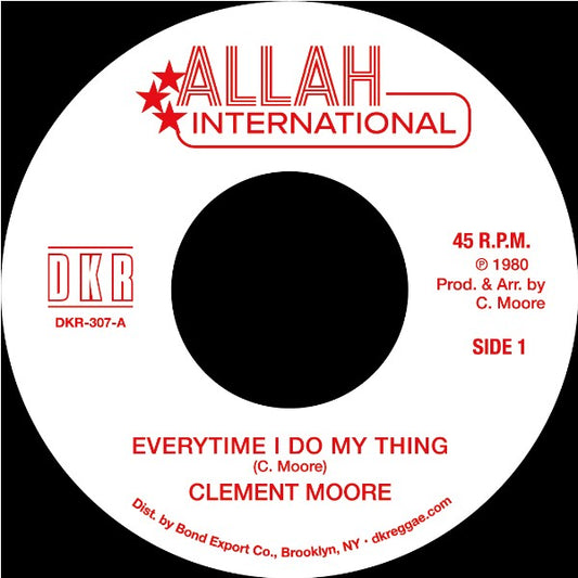 Clement Moore – Everytime I Do My Thing Vinyl, 7", Repress
