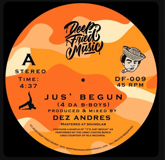 Dez Andres - Jus' Begun / Safe 2 Dance Vinyl, 7"