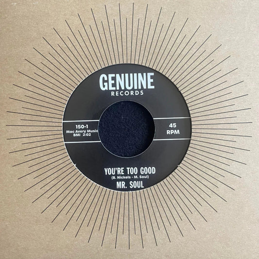 Al Scott/ Mr. Soul – You're Too Good / What Happened To Yesterday Vinyl, 7", Repress