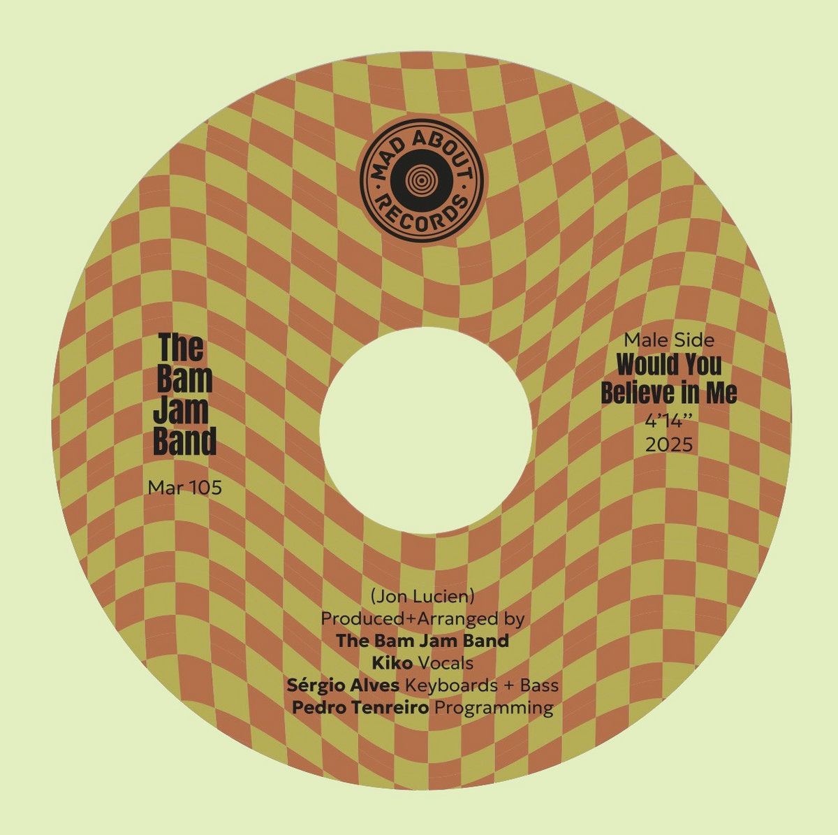 The Bam Jam Band – Você Acredita Em Mim / Would You Believe In Me Vinyl, 7"