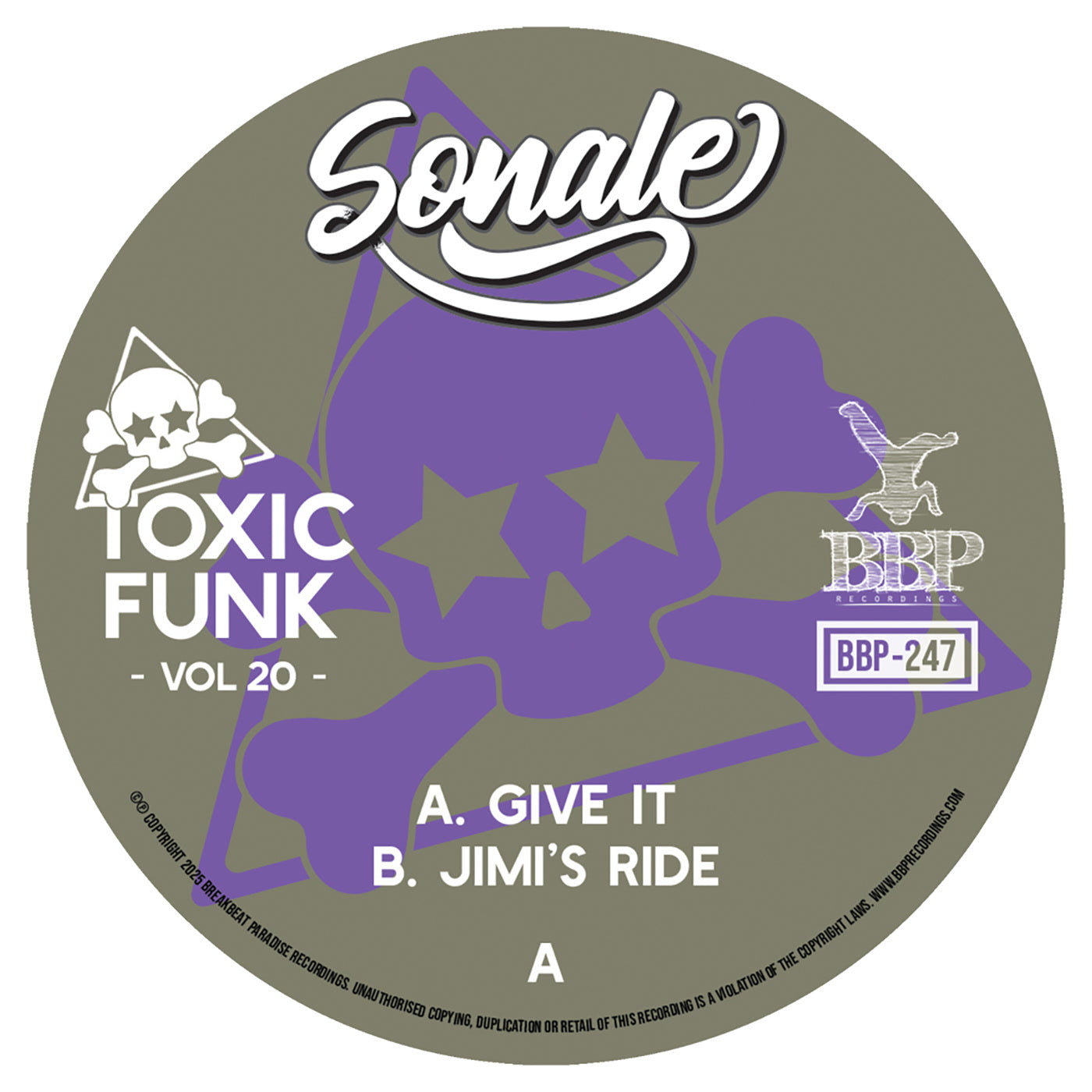 Sonale - Toxic Funk Vol. 20 Vinyl, 7"