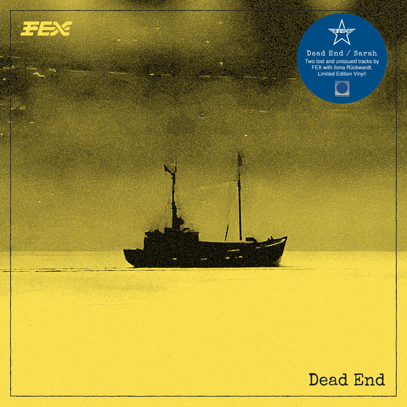 FEX - Dead End Vinyl, 7", Limited Edt yellow