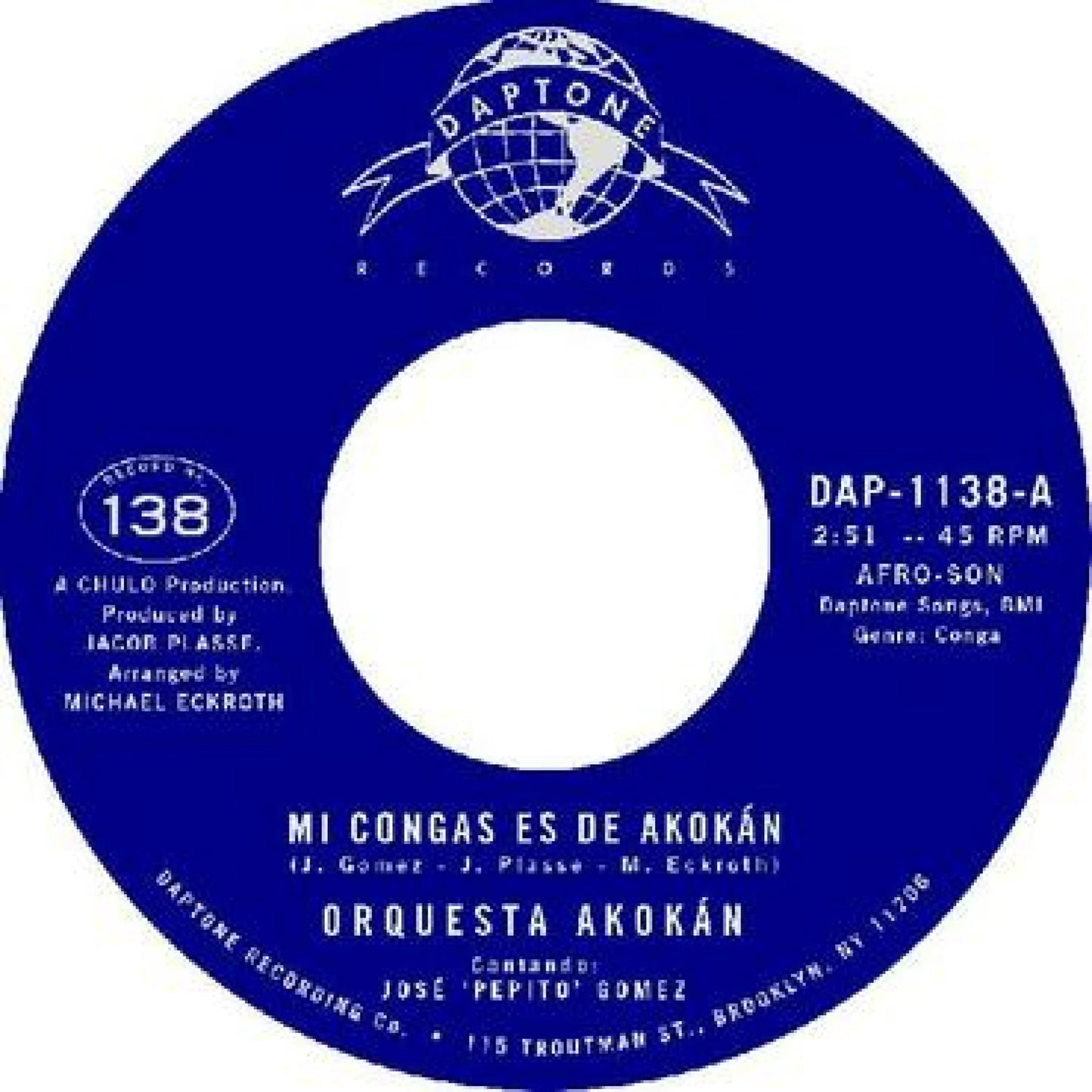 Orquesta Akokan – Mi Conga Es De Akokán / La Guajira Vinyl, 7"