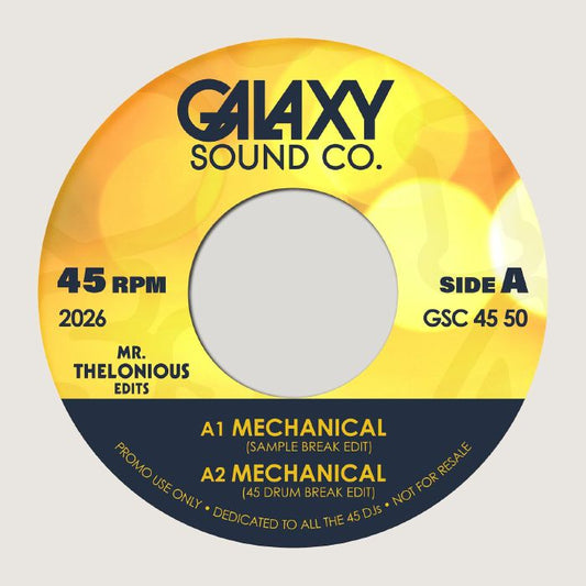 Mr. Thelonious - Edits By Mr. Thelonious Vinyl, 7", Single