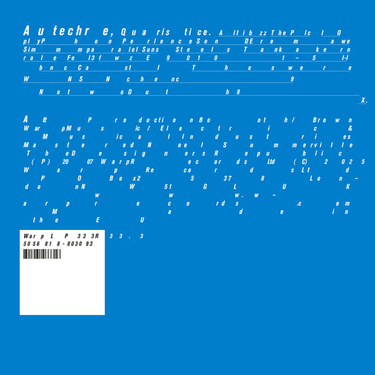 Autechre – Quaristice 2x Vinyl, LP, Album, Reissue