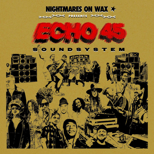 Nightmares On Wax - Echo45 Sound System 2x Vinyl, LP, Album, Limited Edt gold