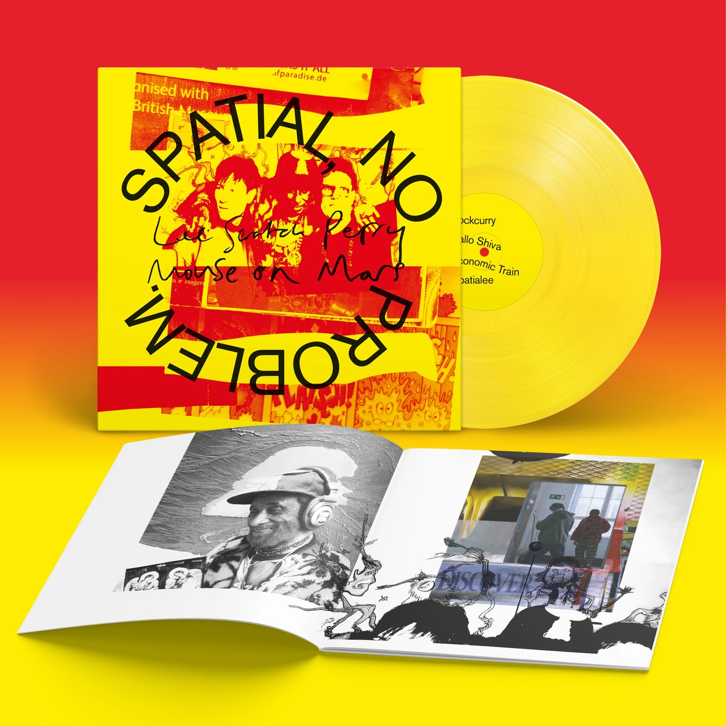 Lee 'Scratch' Perry & Mouse On Mars - Spatial, No Problem Vinyl, LP, Album, Limited Edt yellow