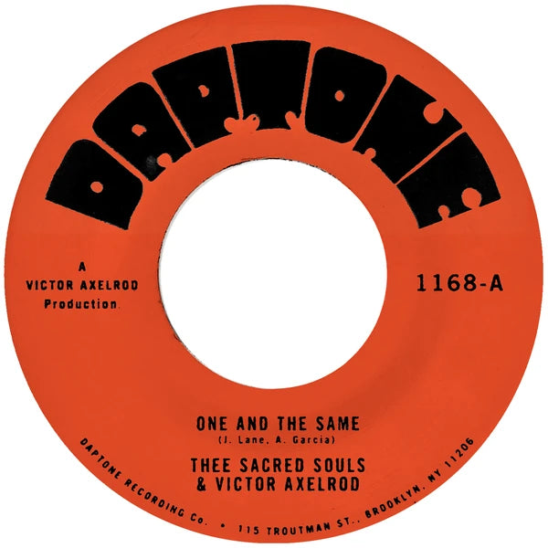 Thee Sacred Souls & Victor Axelrod - One And The Same / Same Difference Vinyl, 7"