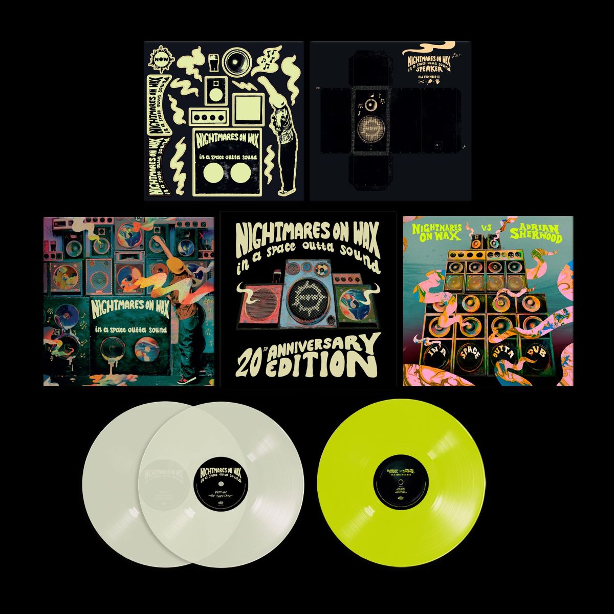 Nightmares On Wax – In A Space Outta Sound 3x Vinyl, LP, Album, Reissue Box-Set