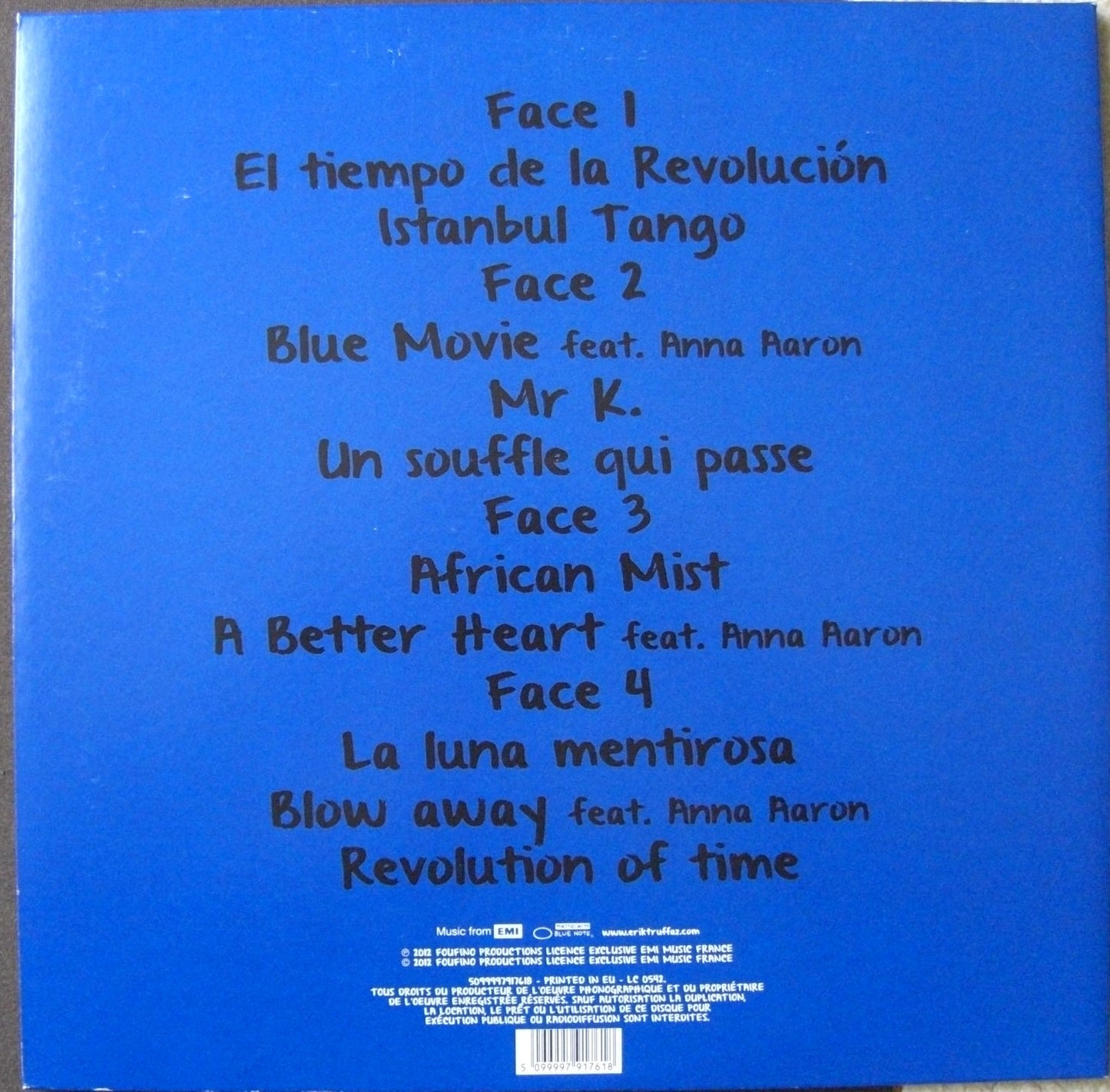 Erik Truffaz Quartet – El Tiempo De La Revolución 2 x Vinyl, LP, Album EU 2012