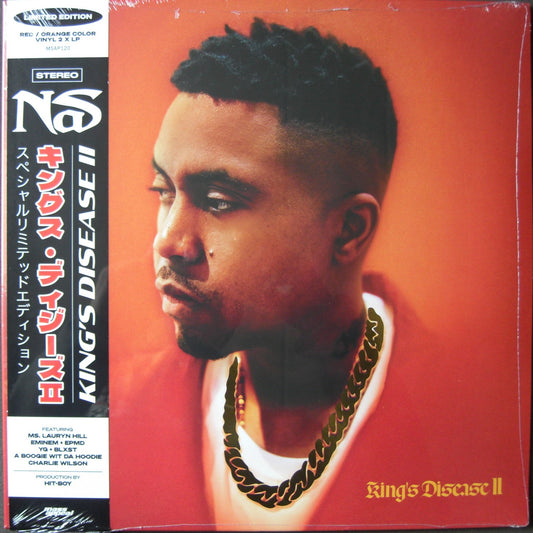 Nas – King's Disease II Vinyl, 2x LP, Album, Limited Edt red-orange