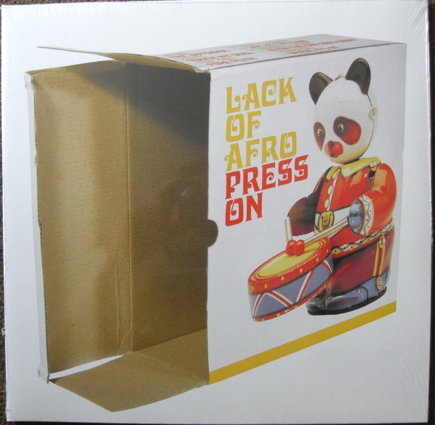 Lack Of Afro – Press On Vinyl, LP, Album, Reissue orange