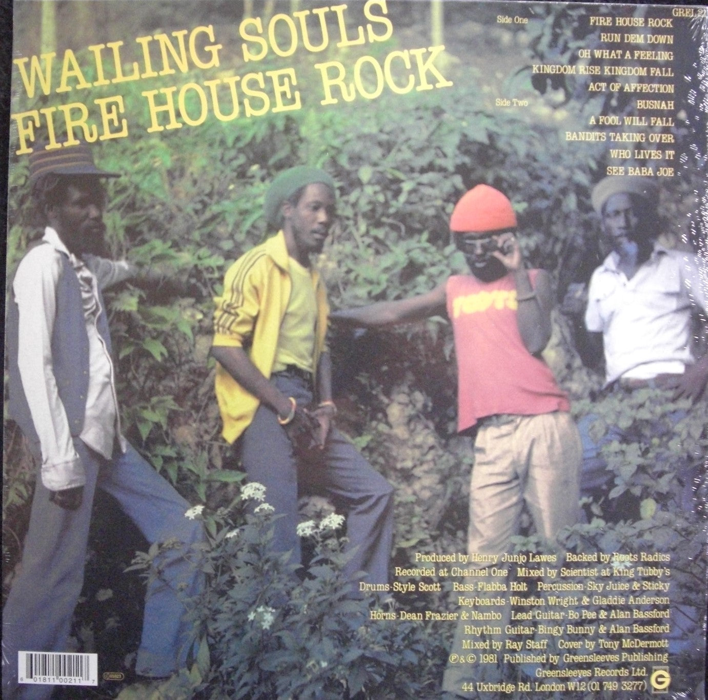 Wailing Souls – Fire House Rock Vinyl, LP, Album, Reissue