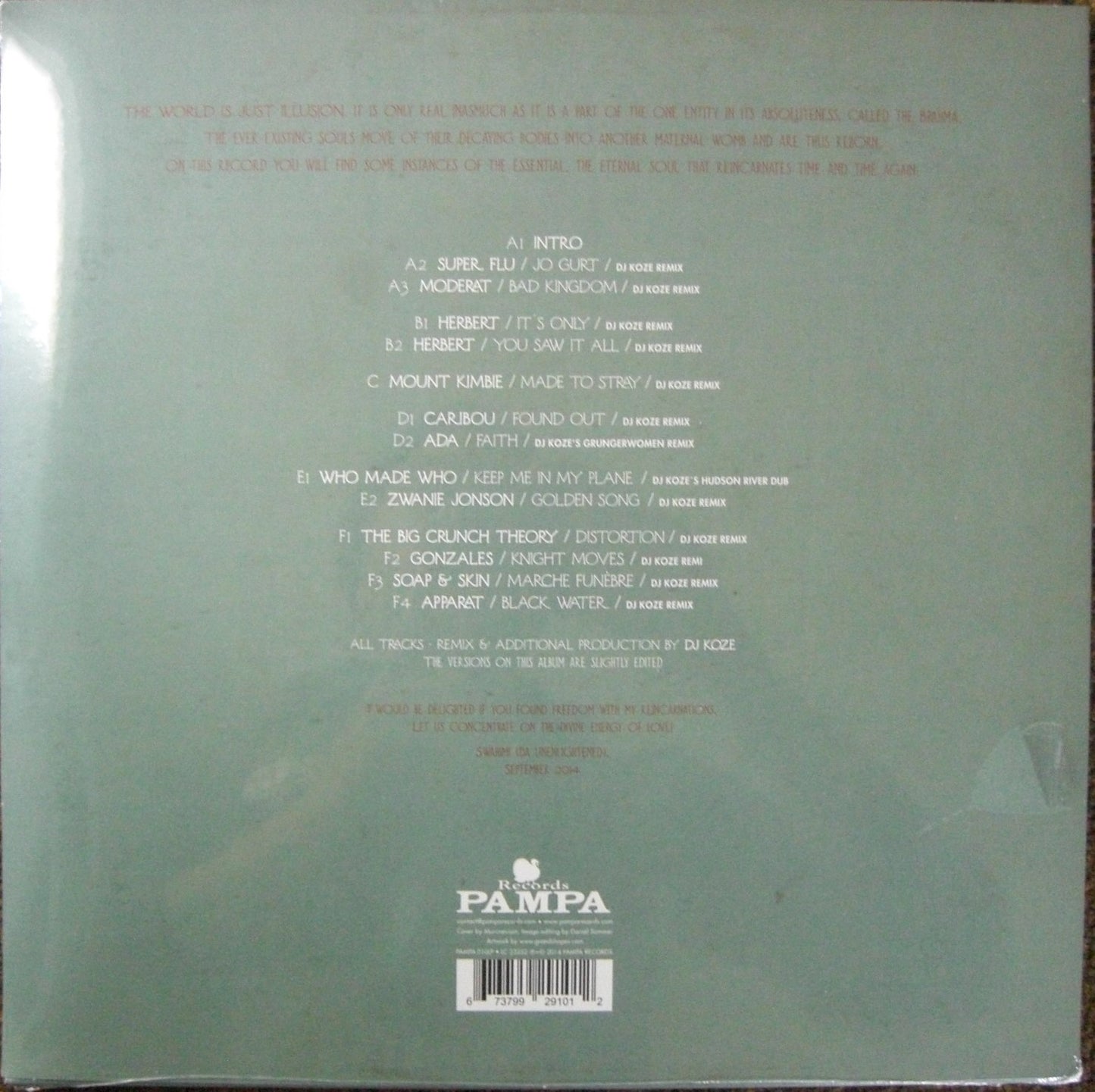 DJ Koze – Reincarnations Part 2 - The Remix Chapter 3x Vinyl, 12" Compilation