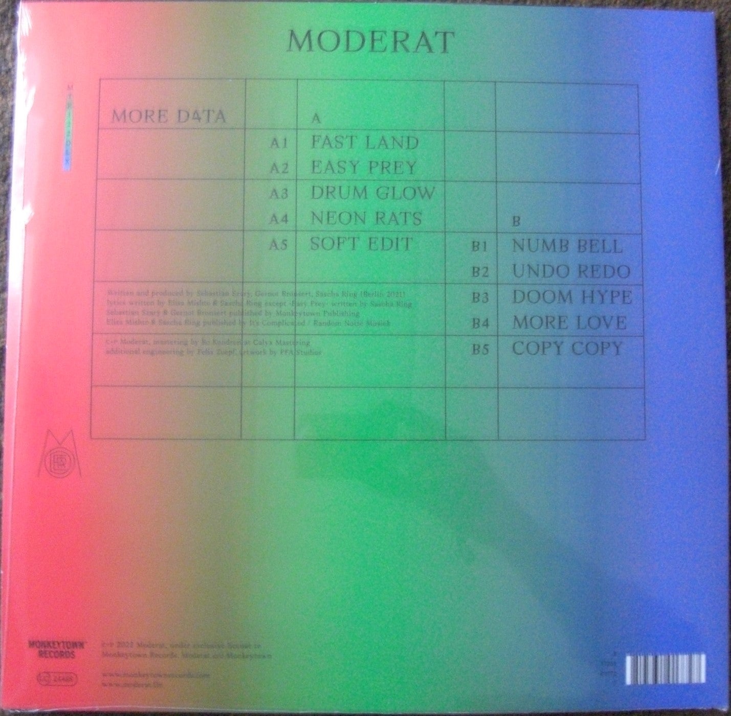 Moderat – More D4ta Vinyl, LP, Album, Deluxe Edition 180g