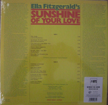 Ella Fitzgerald – Sunshine Of Your Love Vinyl, LP, Album, Reissue