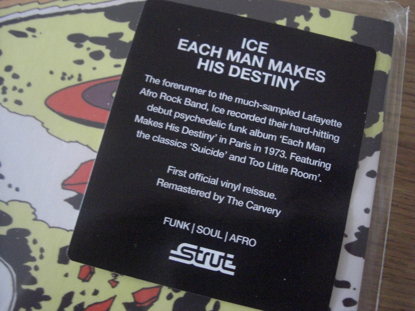 Ice – Each Man Makes His Destiny Vinyl, LP, Album, Reissue