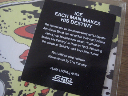 Ice – Each Man Makes His Destiny Vinyl, LP, Album, Reissue