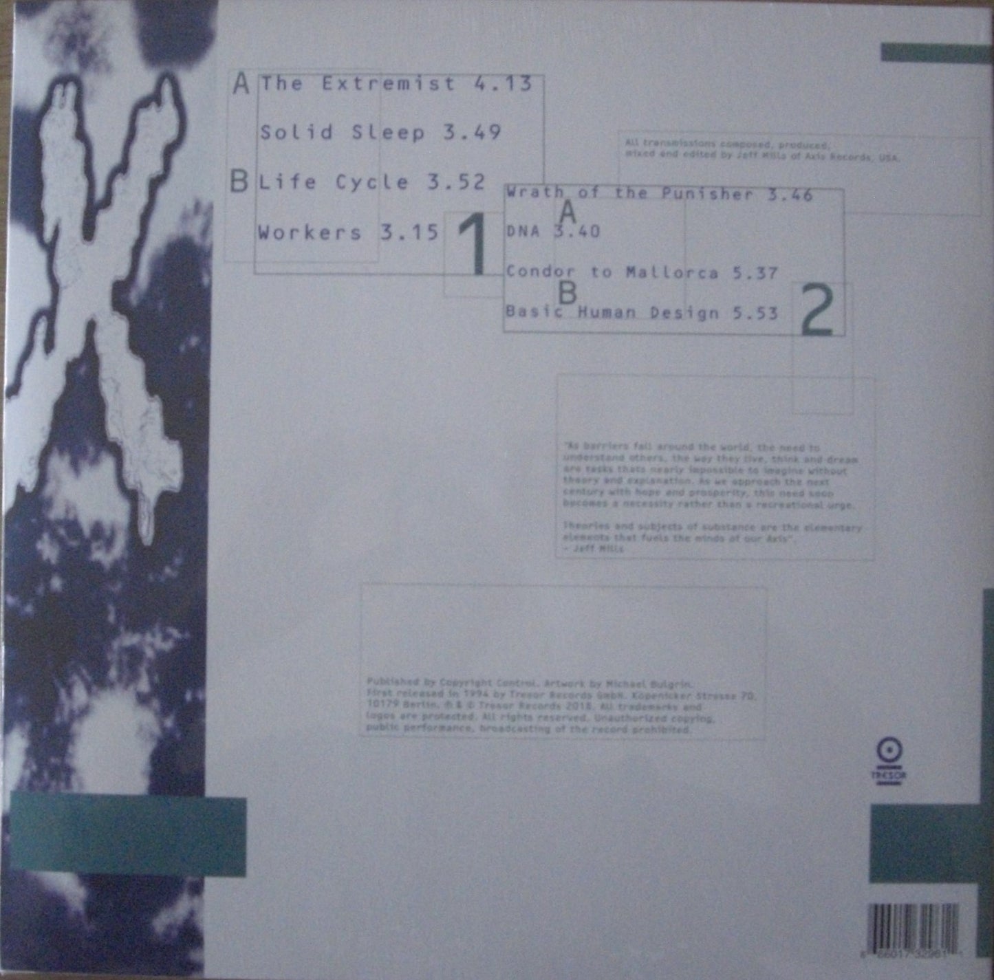 Jeff Mills – Waveform Transmission Vol. 3 Vinyl, 2x 12" Repress