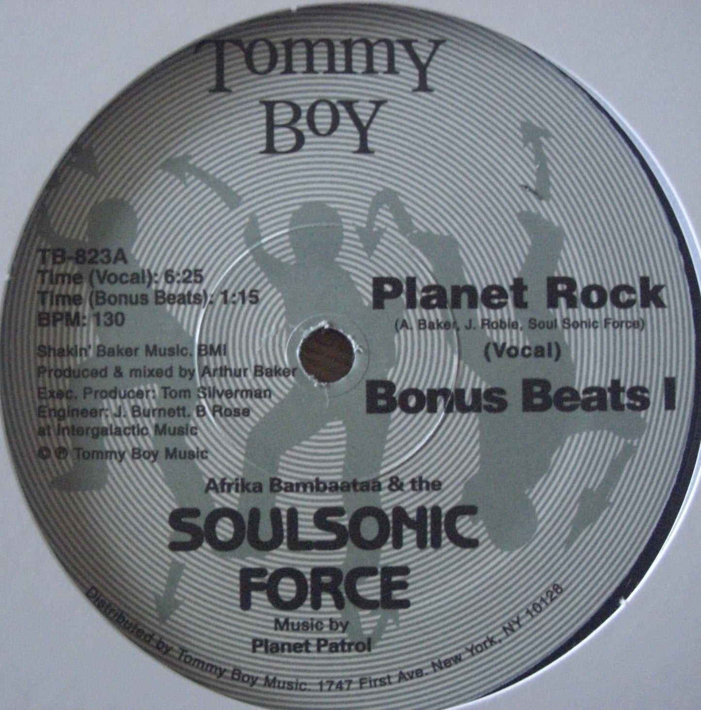 Afrika Bambaataa & The Soul Sonic Force Music By Planet Patrol – Planet Rock Vinyl, 12", Reissue
