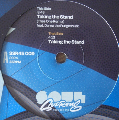 Soul Supreme – Taking the Stand (Thes One remix) / Taking the Stand Vinyl, 7"