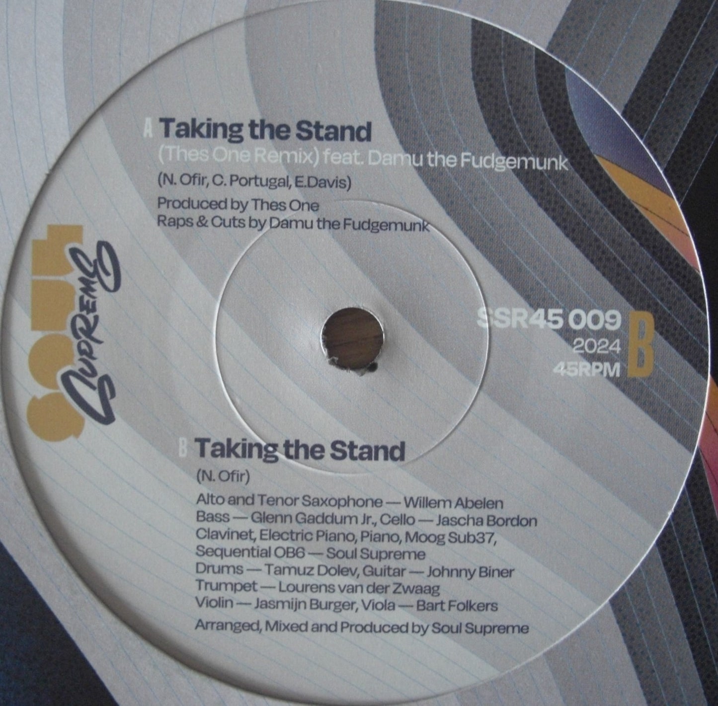 Soul Supreme – Taking the Stand (Thes One remix) / Taking the Stand Vinyl, 7"