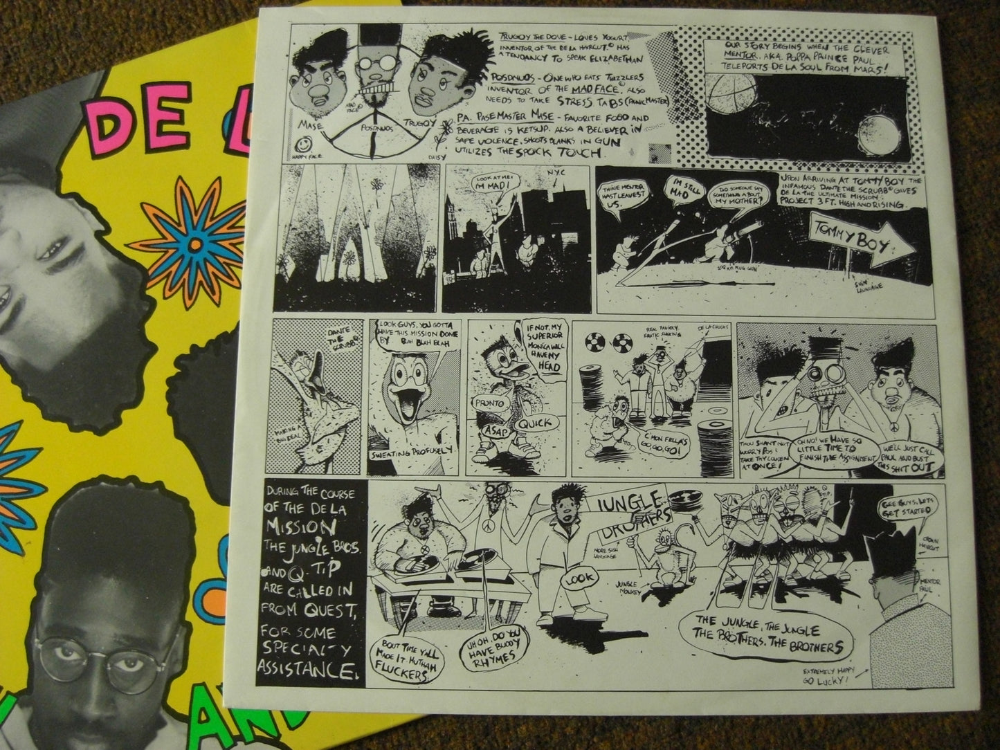 De La Soul – 3 Feet High And Rising Vinyl, LP, Album EU 1989