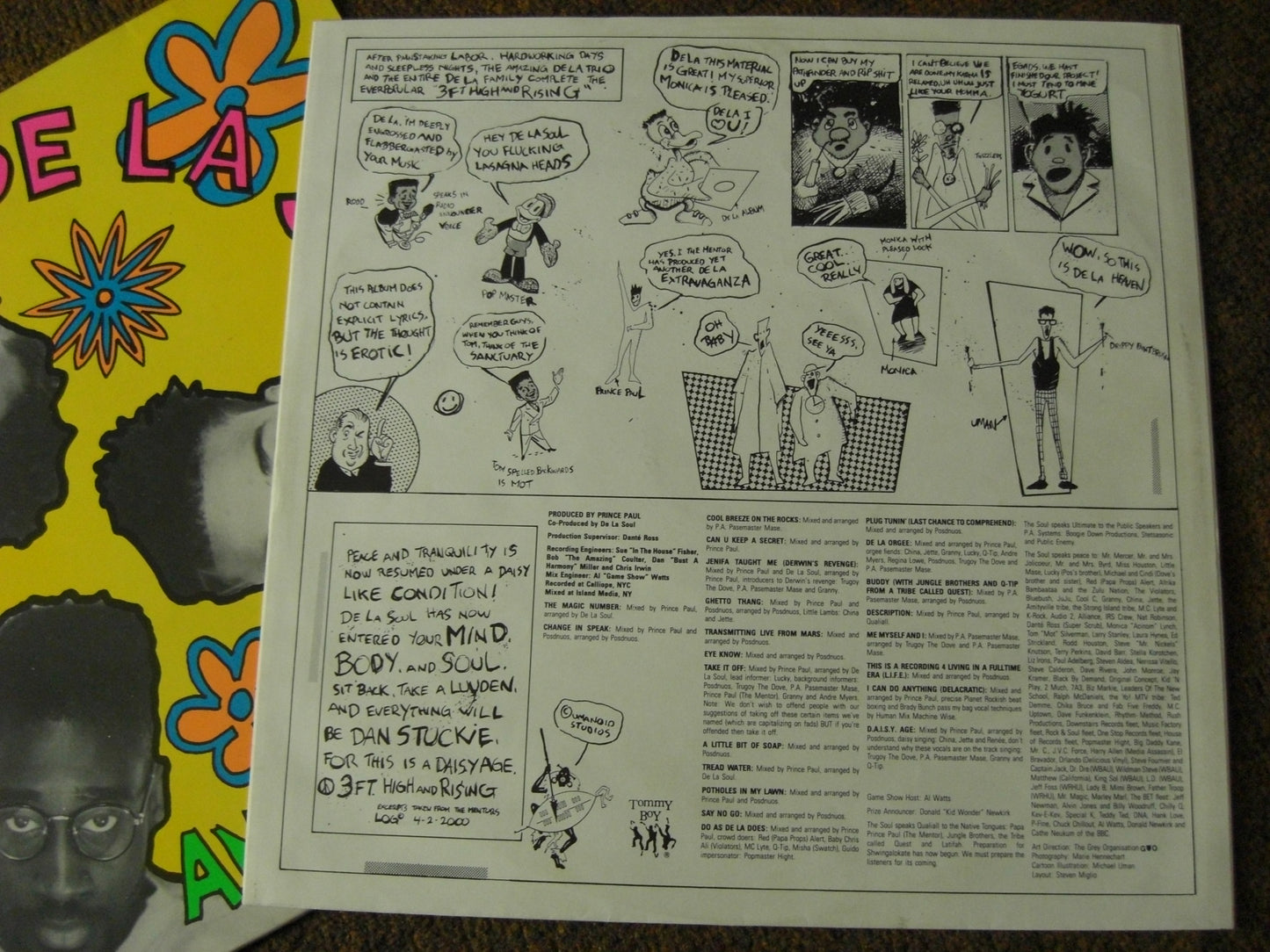 De La Soul – 3 Feet High And Rising Vinyl, LP, Album EU 1989