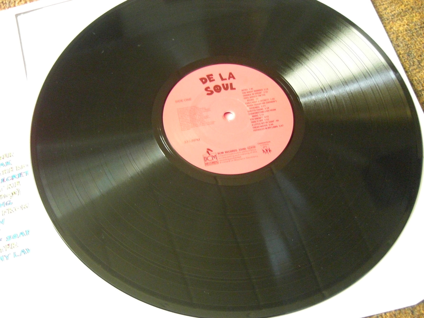 De La Soul – 3 Feet High And Rising Vinyl, LP, Album EU 1989