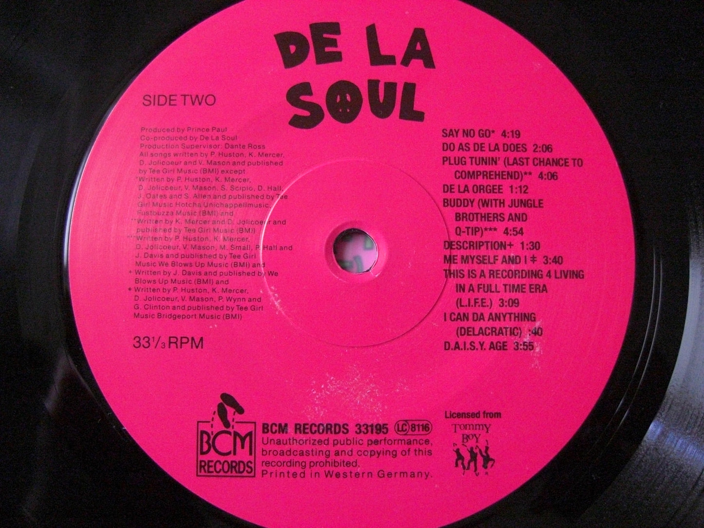 De La Soul – 3 Feet High And Rising Vinyl, LP, Album EU 1989