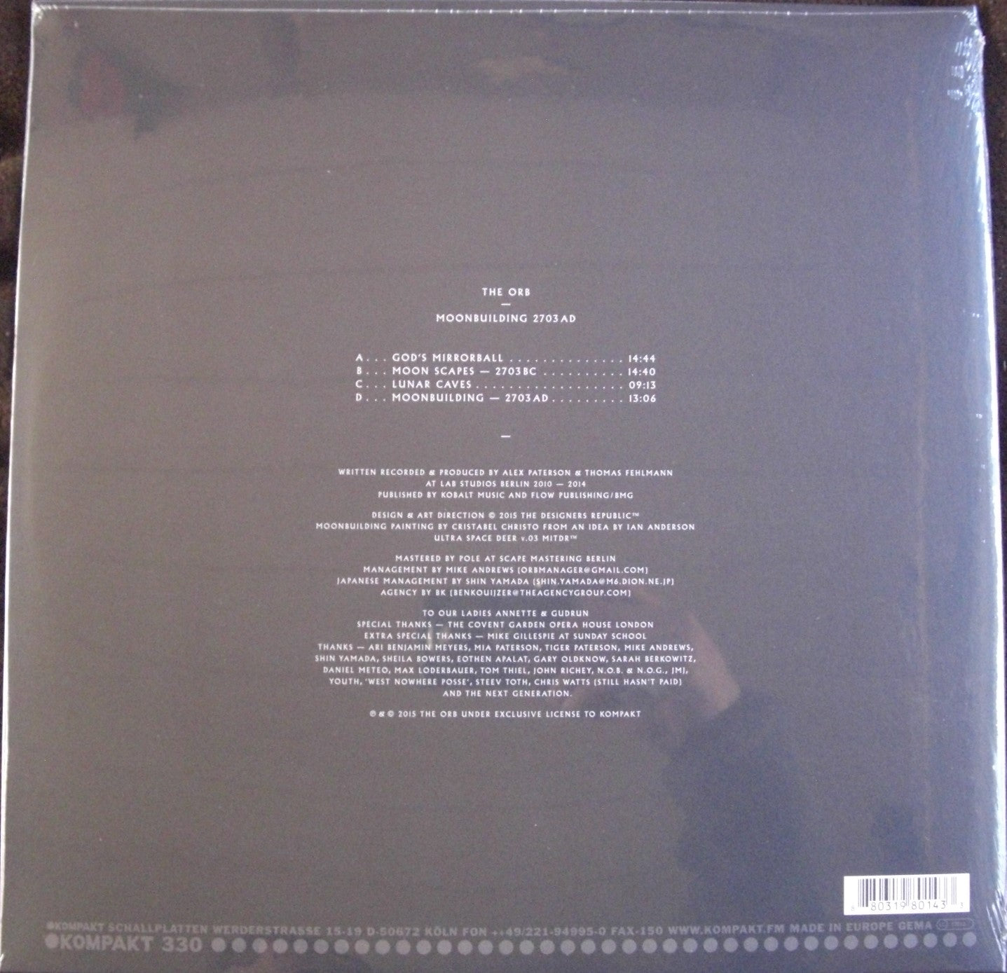The Orb – Moonbuilding 2703 AD 2 x Vinyl, LP, Album, Reissue