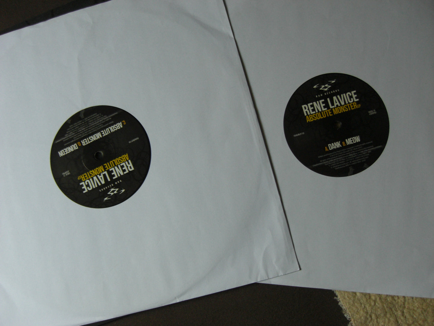 Rene LaVice - Absolute Monster EP 2x vinilo, 12 "Reino Unido 2012