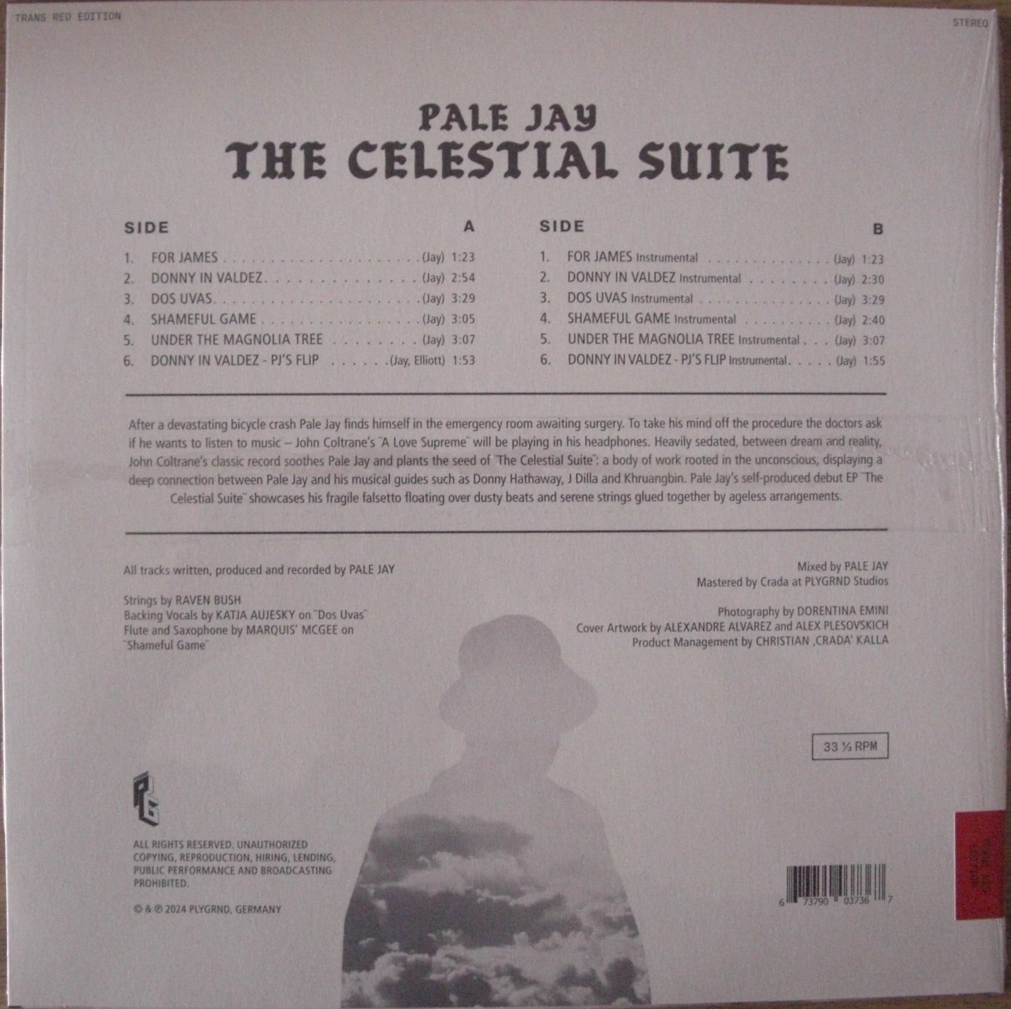 Pale Jay – The Celestial Suite Vinyl, LP, Reissue, Signed Trans Red Edition