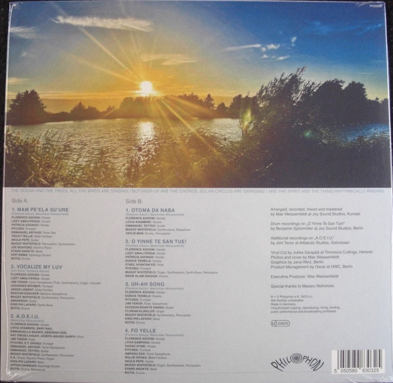Florence Adooni - A.O.E.I.U. (An Ordinary Exercise In Unity) Vinyl, LP, Album