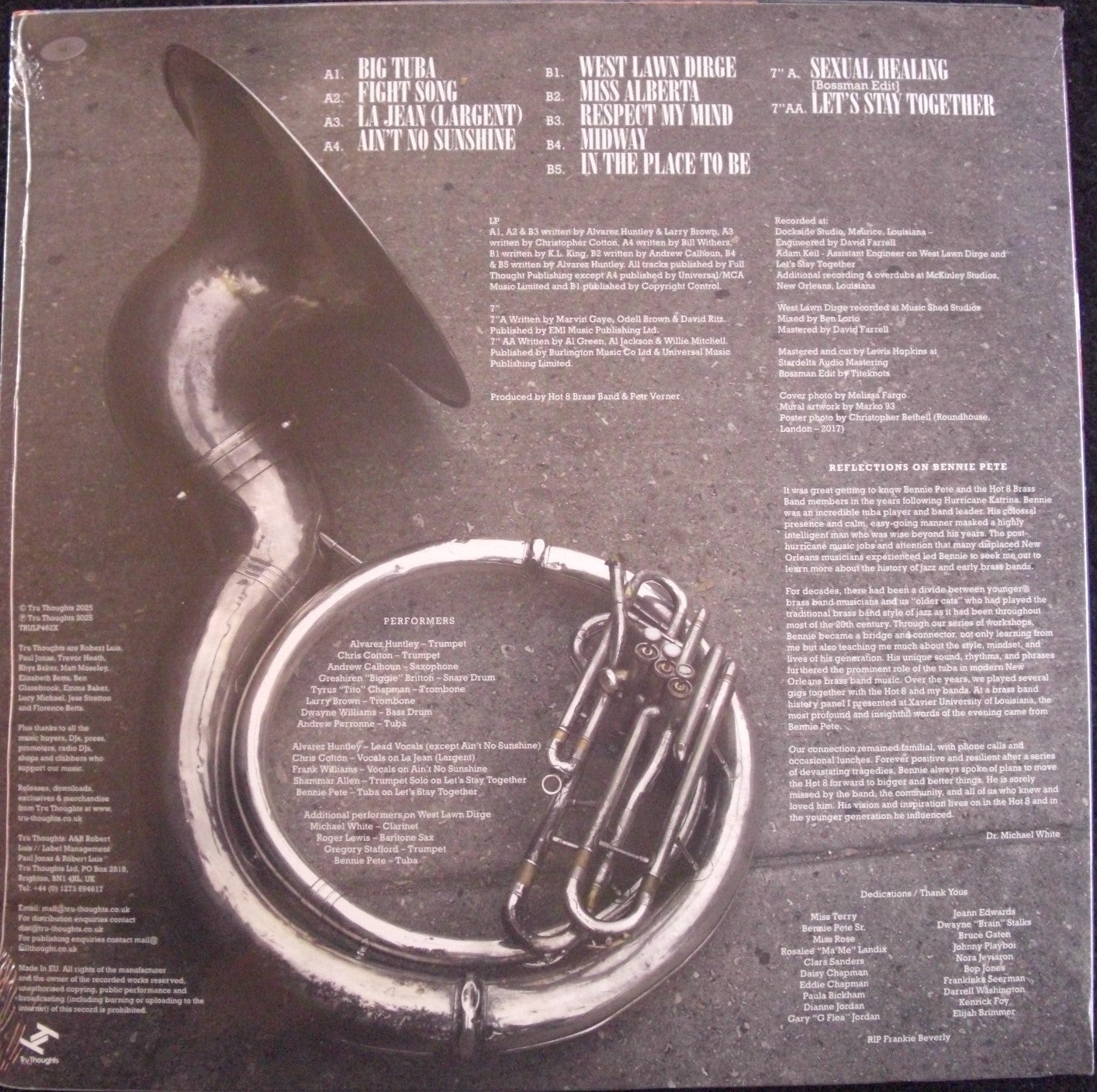 Hot 8 Brass Band - Big Tuba Vinyl, LP, Album + 7" Single - Tri-Coloured
