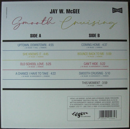 Jay W. McGee - Smooth Cruising Vinilo, LP, Álbum